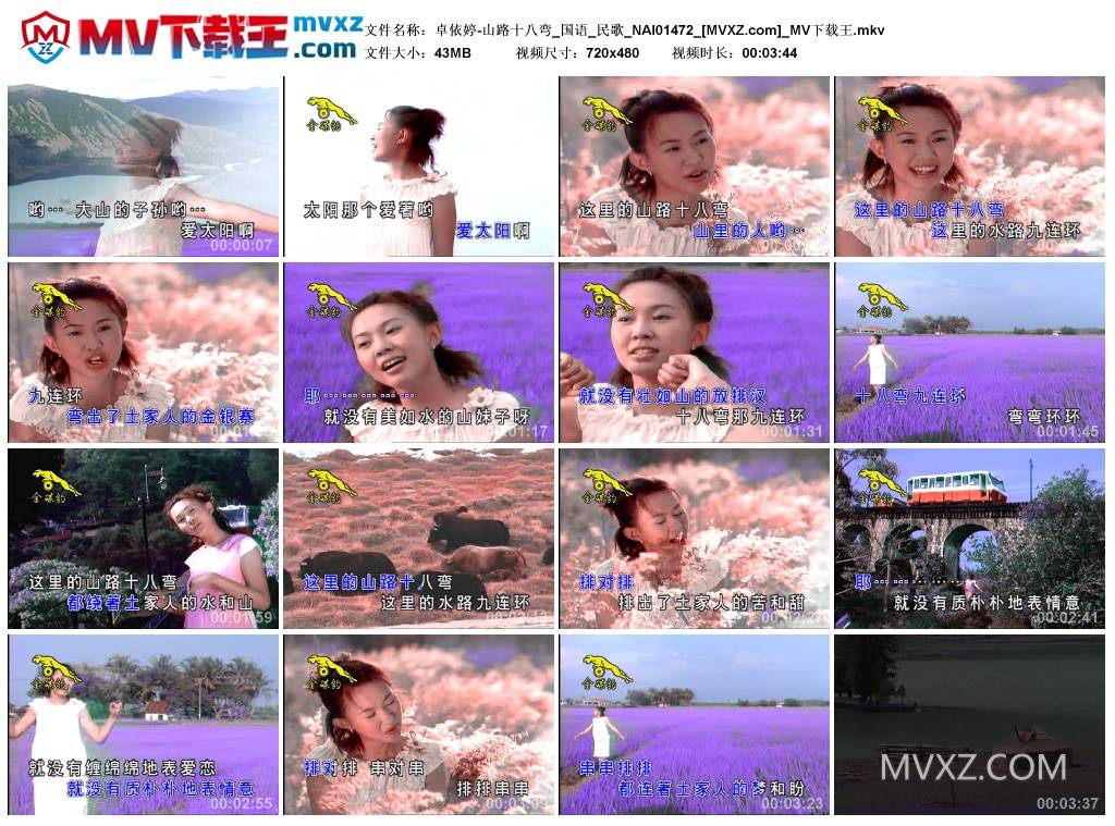 卓依婷-山路十八弯_国语_民歌_NAI01472